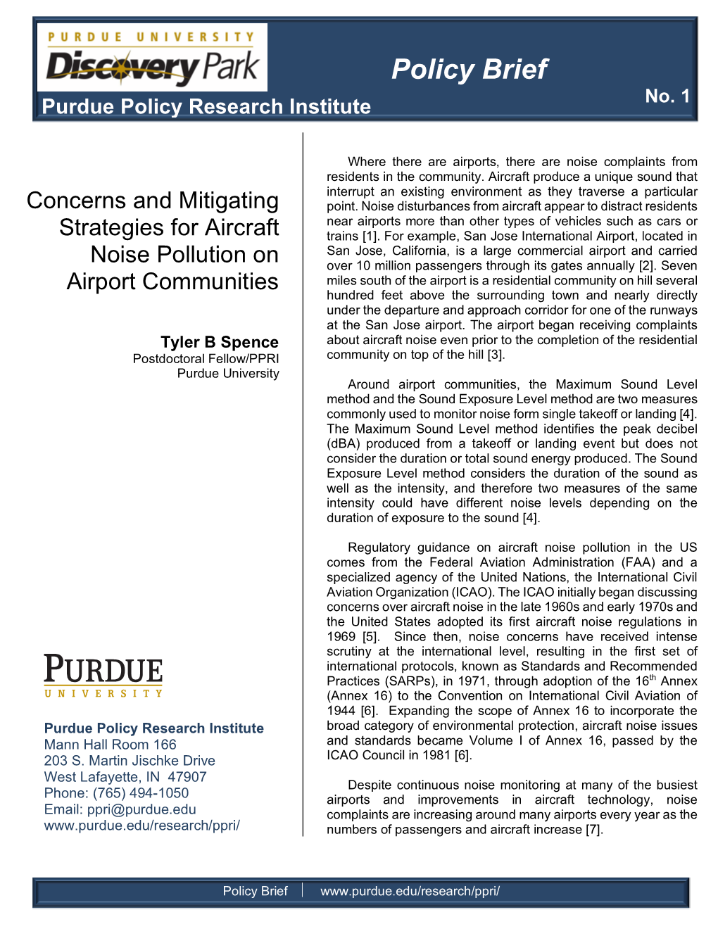 Concerns and Mitigating Strategies for Aircraft Noise Pollution on Airport Communities