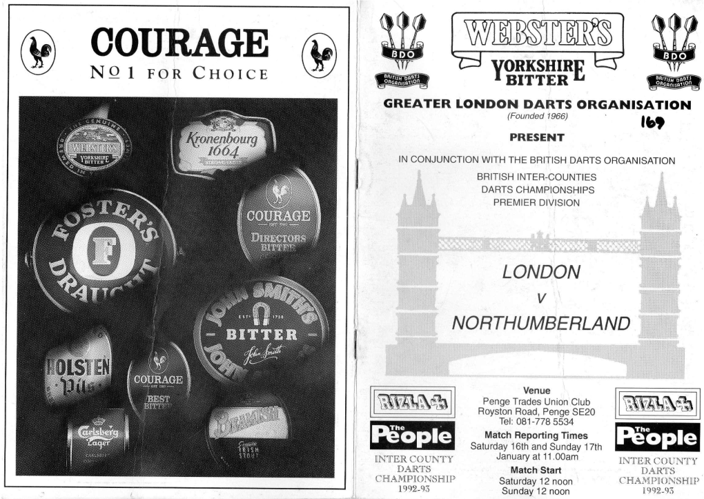 COURAGE ORKSHIRE1 No I for CHOICE YBITTER 