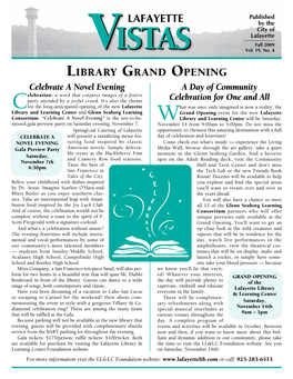 Lafayette LIBRARY GRAND OPENING