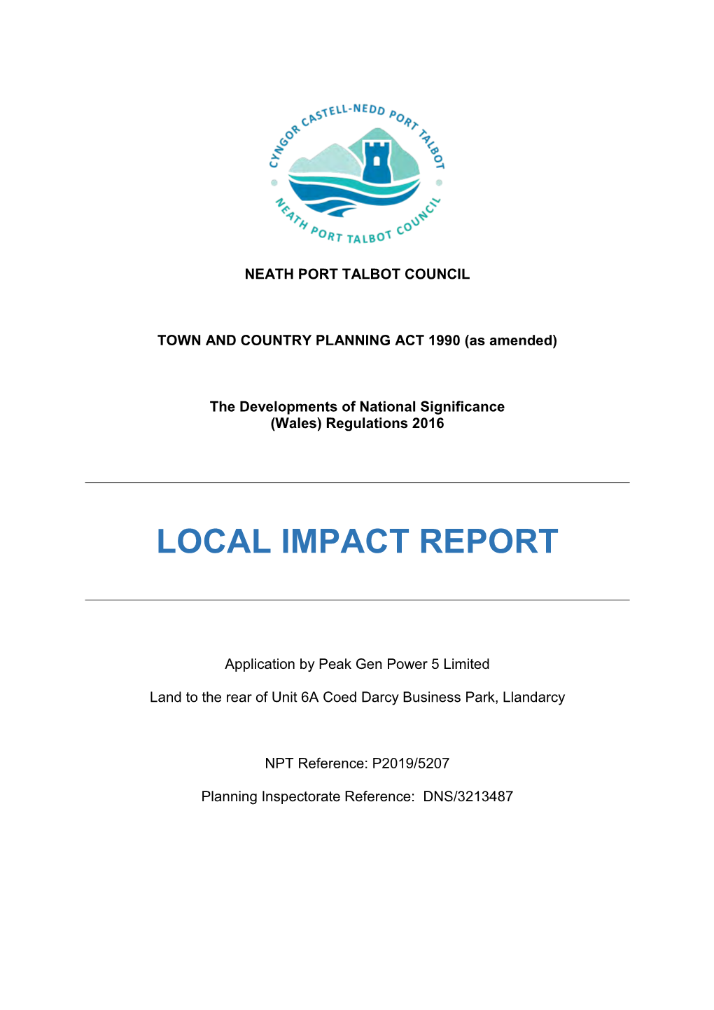 Local Impact Report