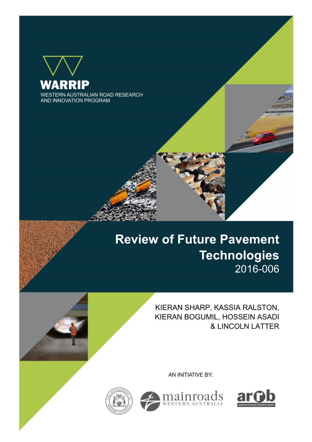 Review of Future Pavement Technologies 2016-006