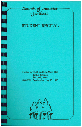 Student Recital