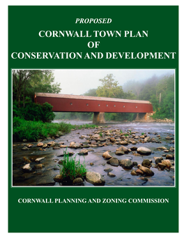 Cornwall Town Plan of Conservation and Development