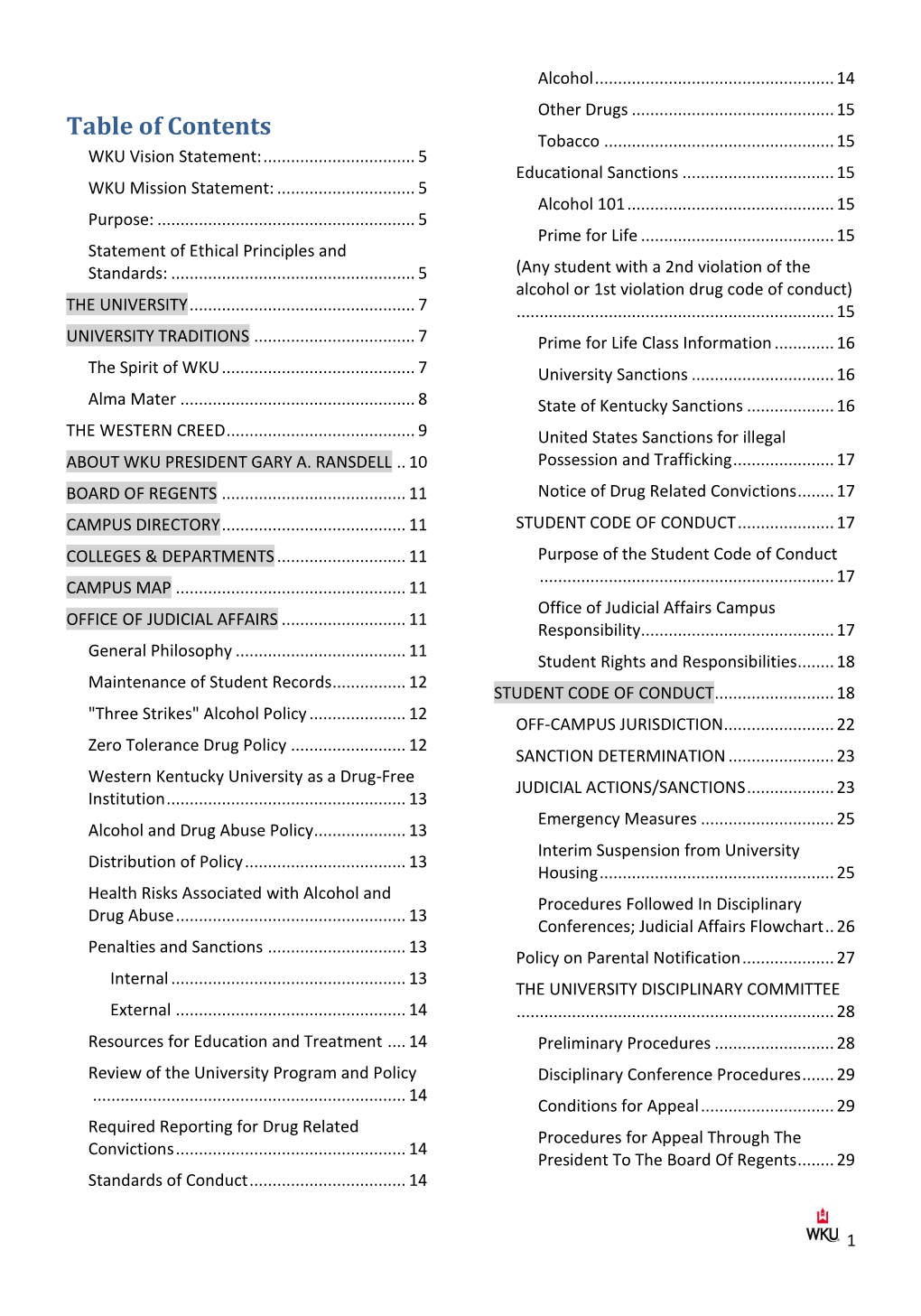 Table of Contents Tobacco