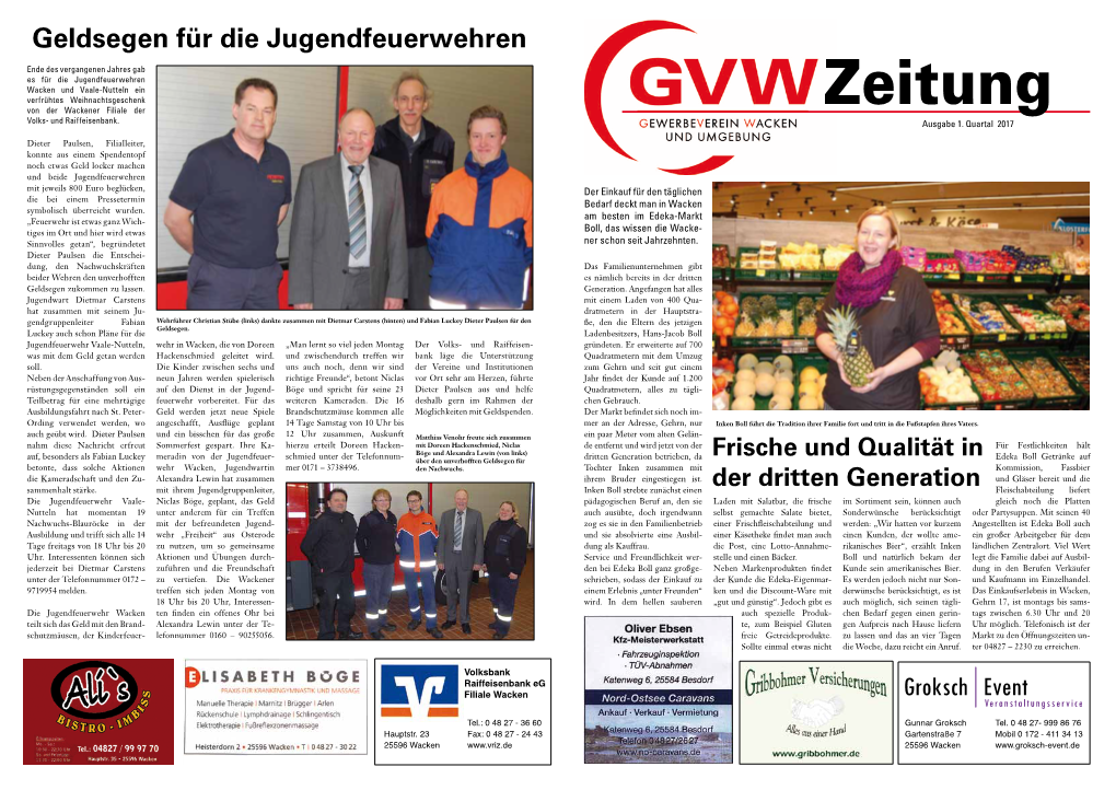 GVW-Zeitung 1. Quartal 2017