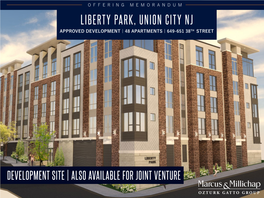 Liberty Park, Union City Nj Approved Development | 48 Apartments | 649-651 38Th Street