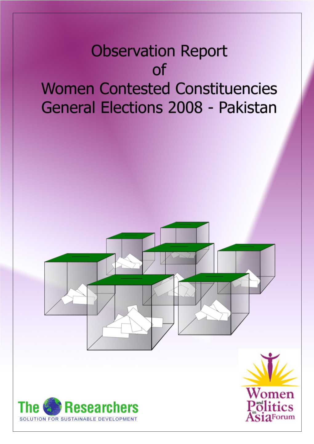 Pakistan EO Report Women Contested Constituencies