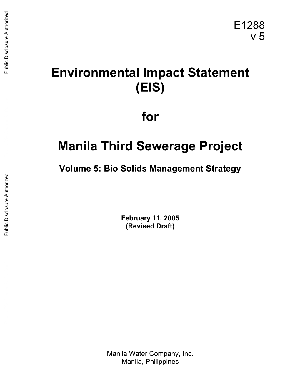 World Bank Document