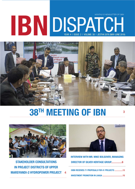 38Th Meeting of Ibn 3