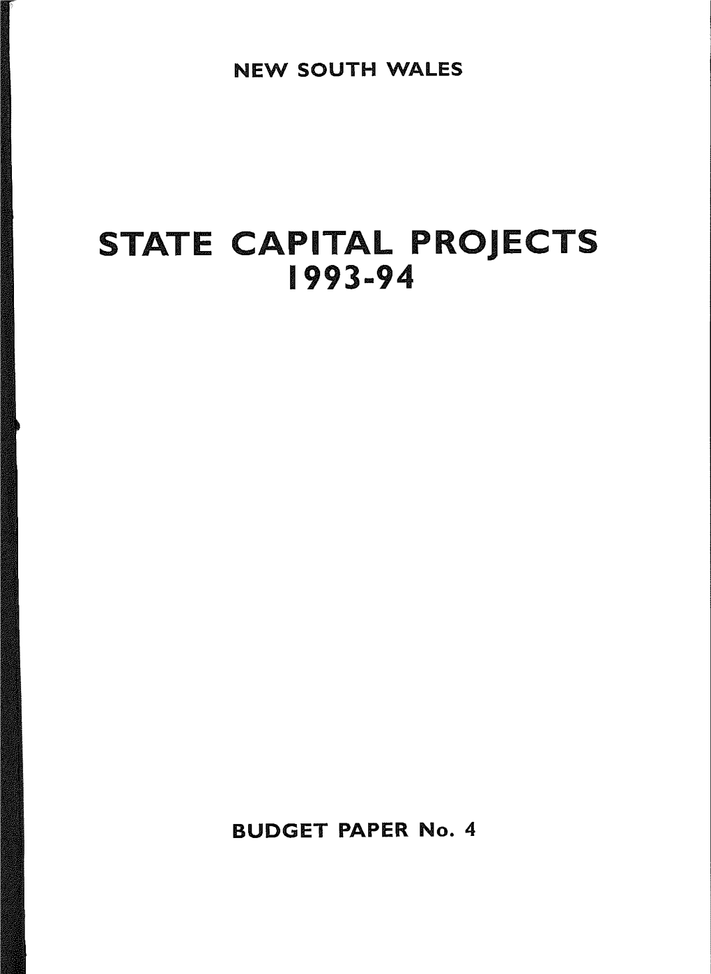 1993-94 State Capital Projects
