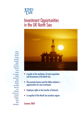 Investment Opportunities in the UK North Sea