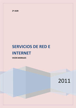 Servicios De Red E Internet Vicen Morales