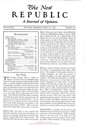 RE UBLIC a Journal of Opinion