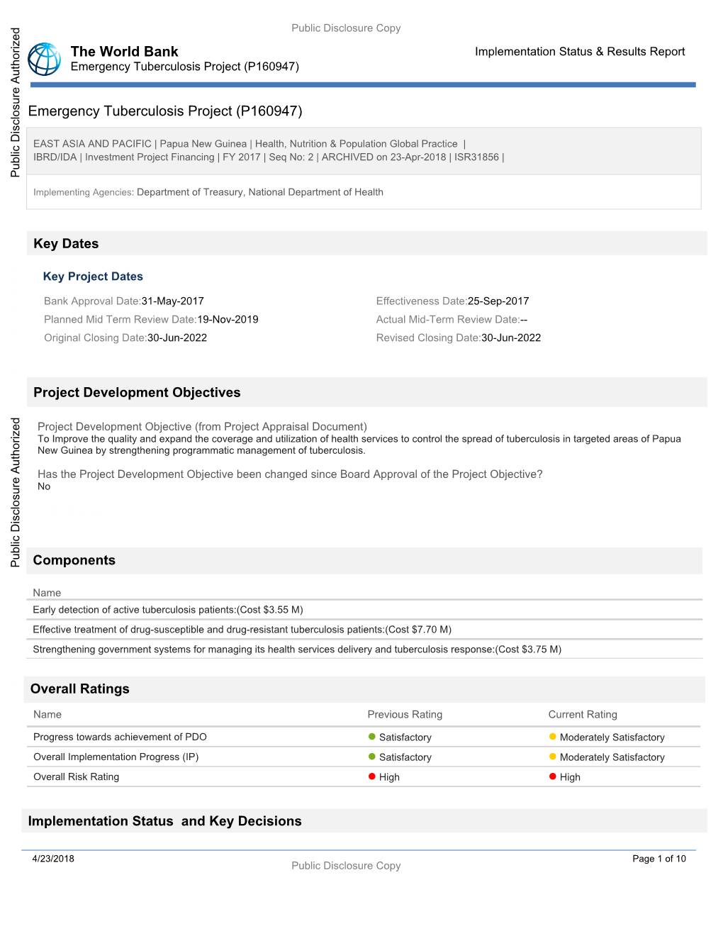 World Bank Documents