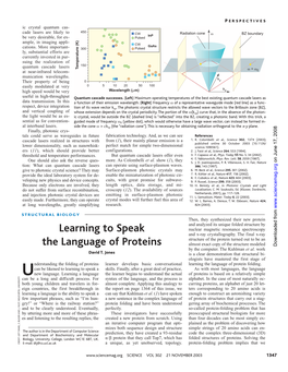 Learning to Speak the Language of Proteins