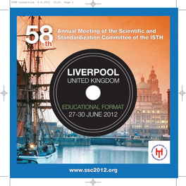 ISTH Couverture 6.6.2012 10:21 Page 1 ISTH Couverture 6.6.2012 10:21 Page 2 ISTH Couverture 6.6.2012 10:21 Page 3 ISTH Couverture 6.6.2012 10:21 Page 4