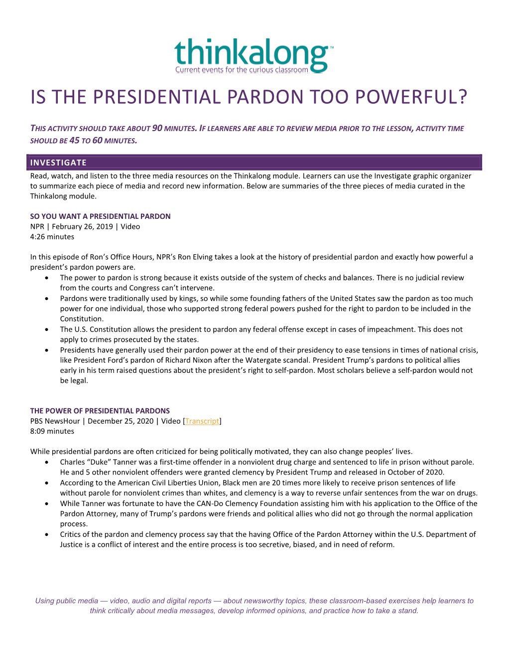 Is the Presidential Pardon Too Powerful?