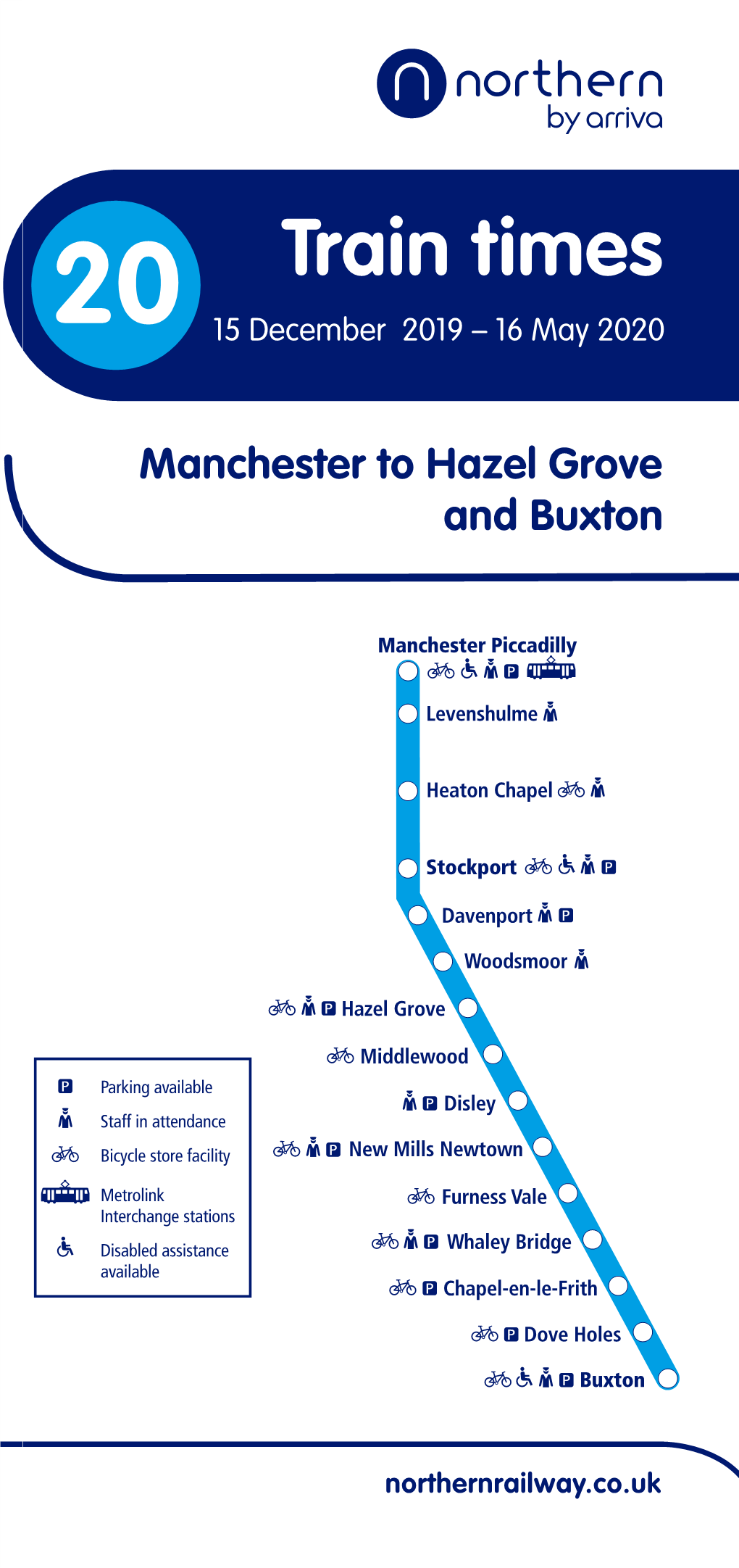 20 Train Times Manchester to Hazel Grove and Buxton