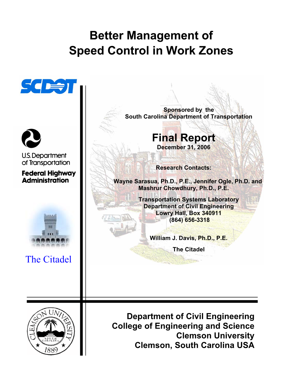 Final Report December 31, 2006