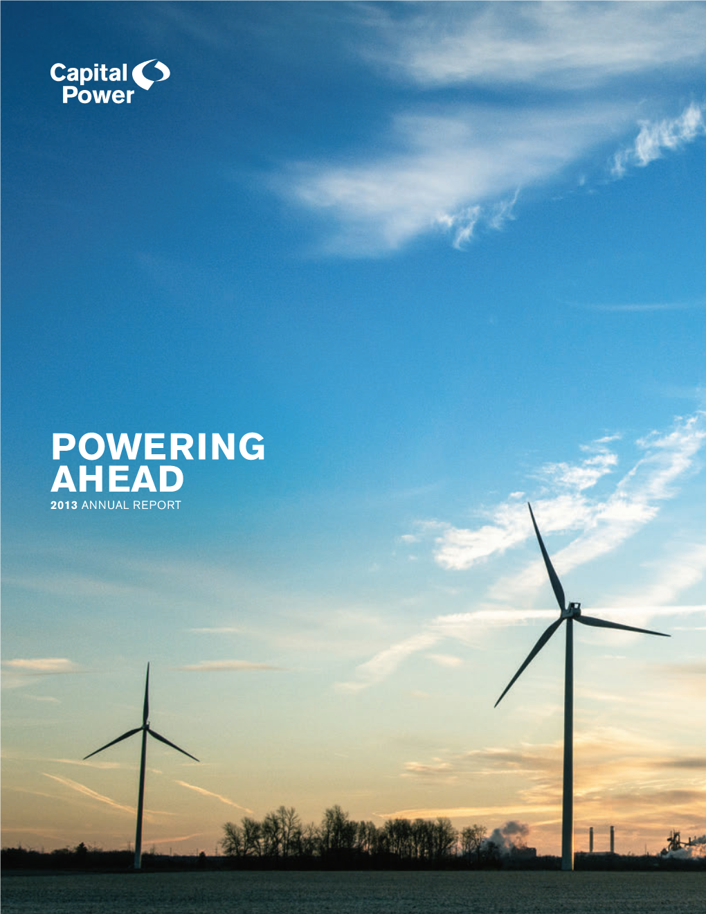 2013 ANNUAL REPORT OUR VISION Is to Be Recognized As One of North America’S Most Respected, Reliable, and Competitive Power Generators