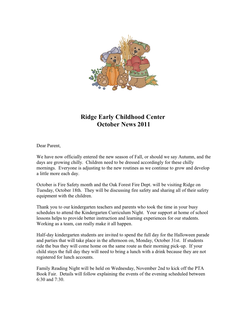 Ridge Early Childhood Center