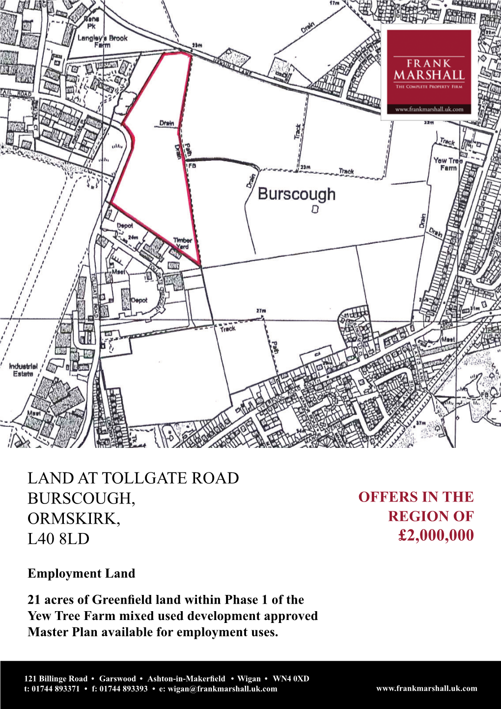 Land at Tollgate Road Burscough, Ormskirk, L40