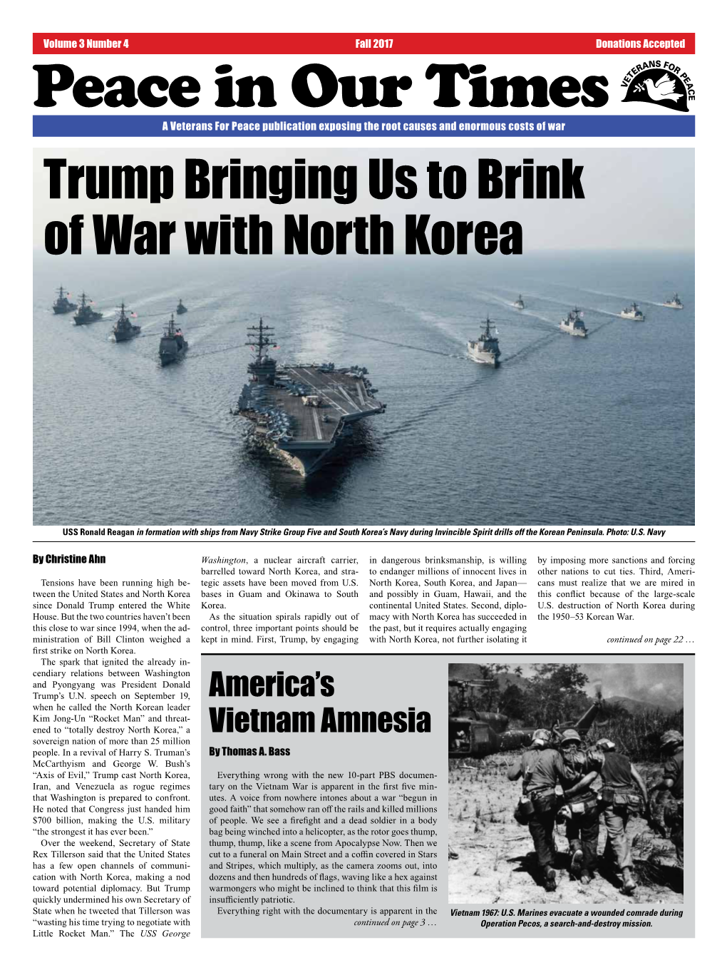 Trump Bringing Us to Brink of War with North Korea