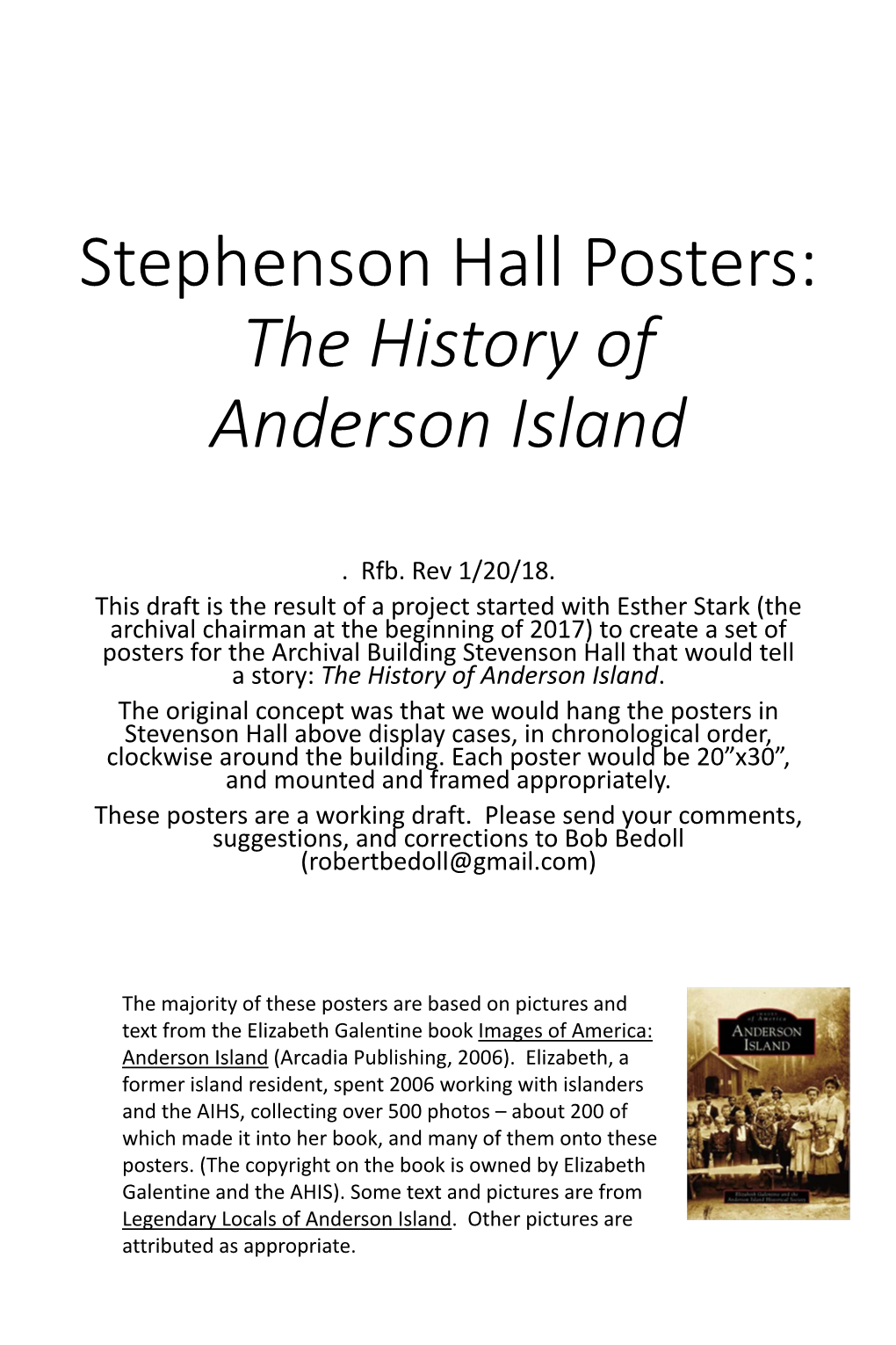 Archival Building History Posters