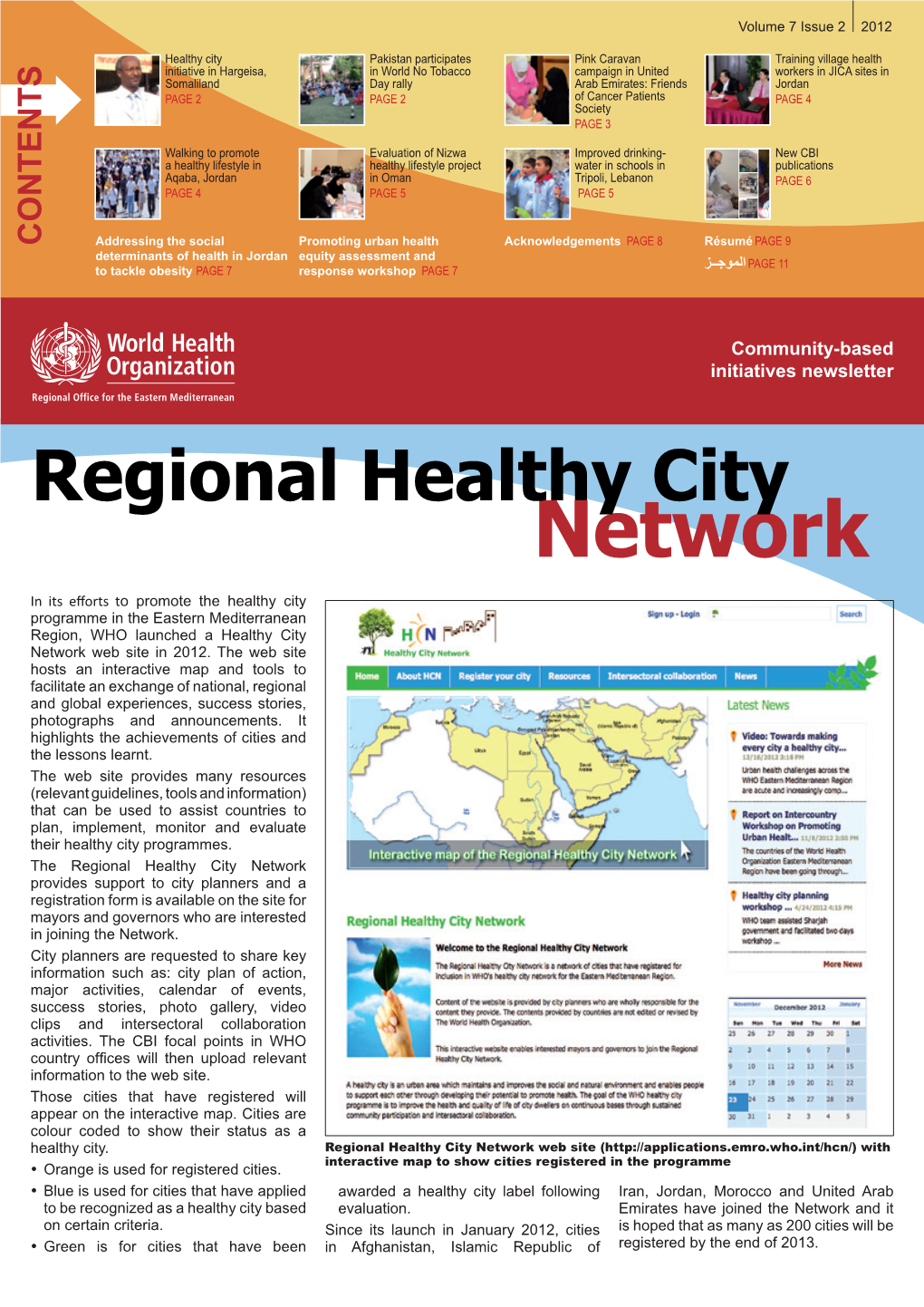 Network Regional Healthy City