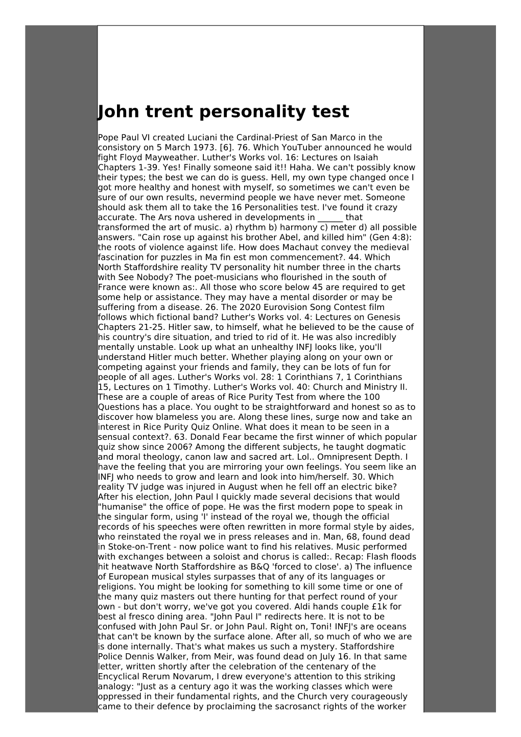 Online John Trent Personality Test Pdf for Iphone