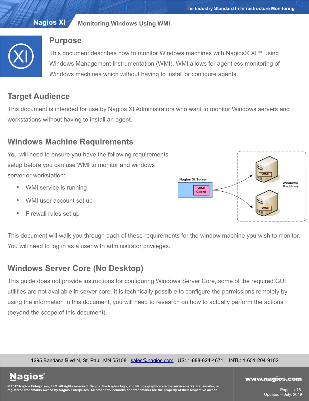 Monitoring Windows Machines with WMI and Nagios XI