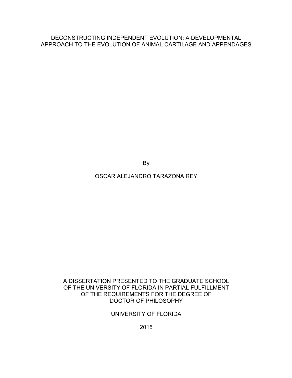 University of Florida Thesis Or Dissertation Formatting