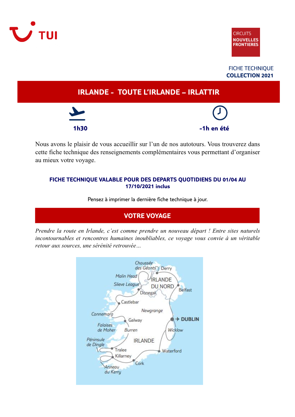 Irlande - Toute L’Irlande – Irlattir