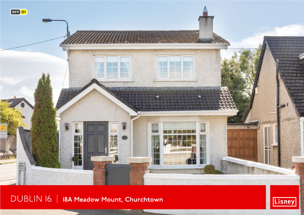 DUBLIN 16 18A Meadow Mount, Churchtown