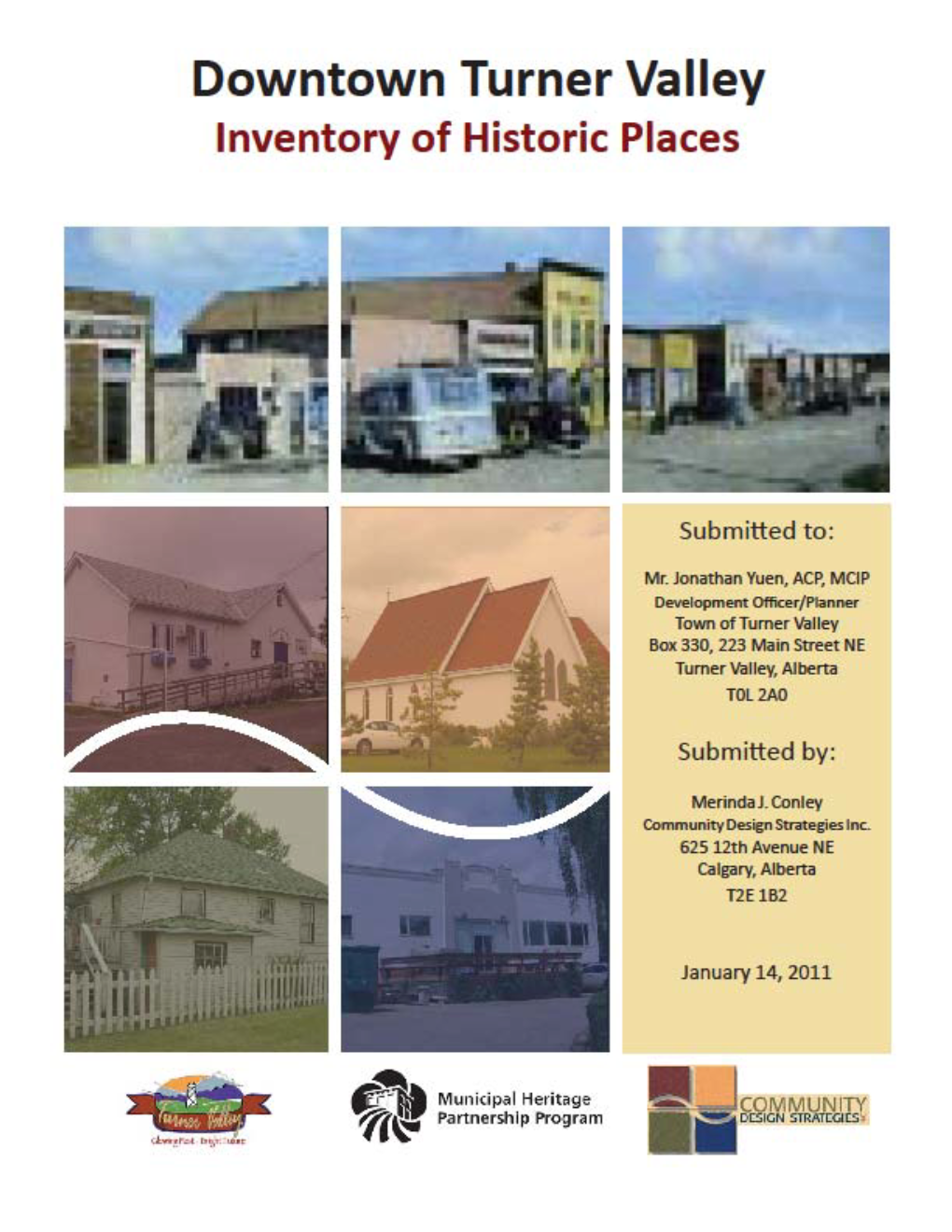 Turner Valley Inventory of Historic Places (2011)