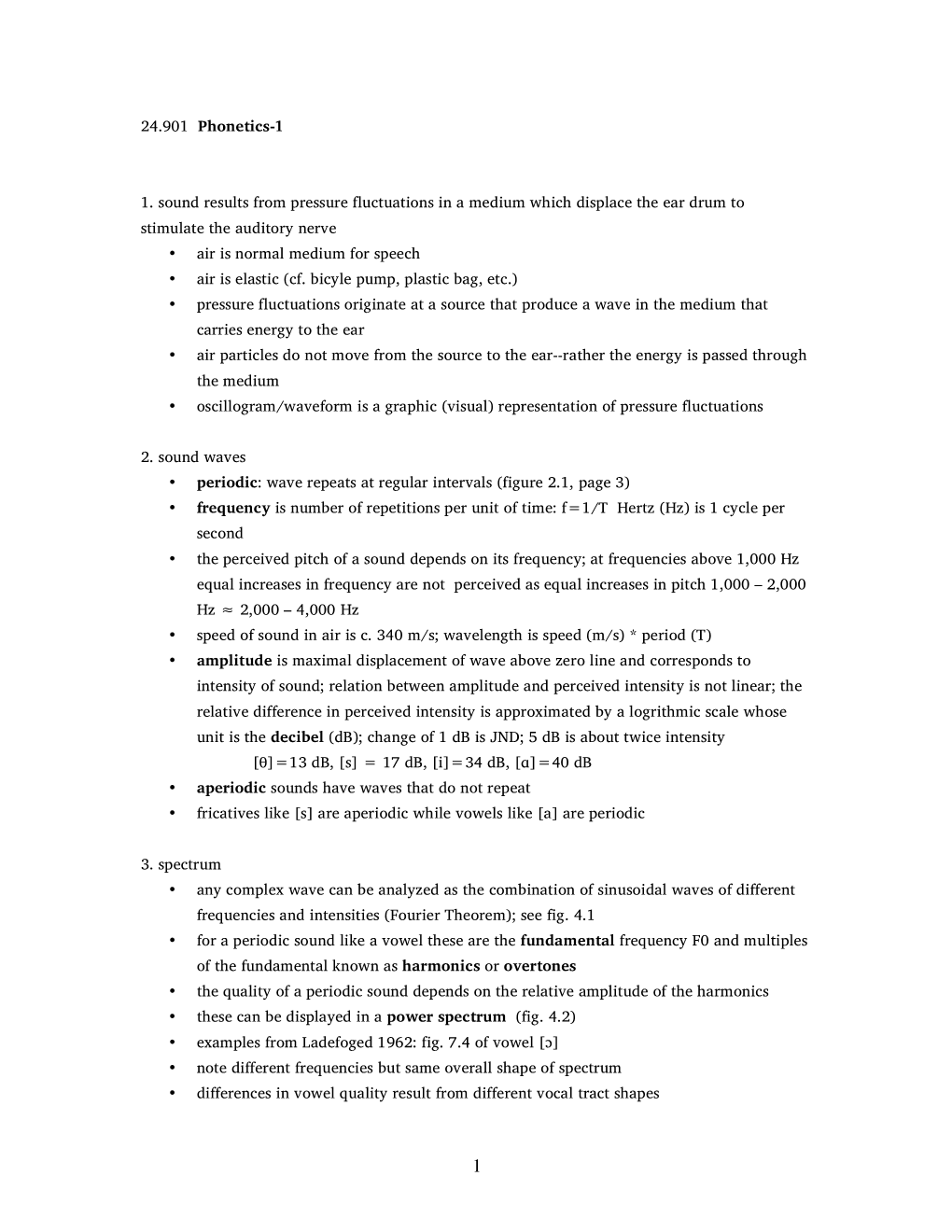 Phonetics I: Acoustics of Vowels, Using Praat