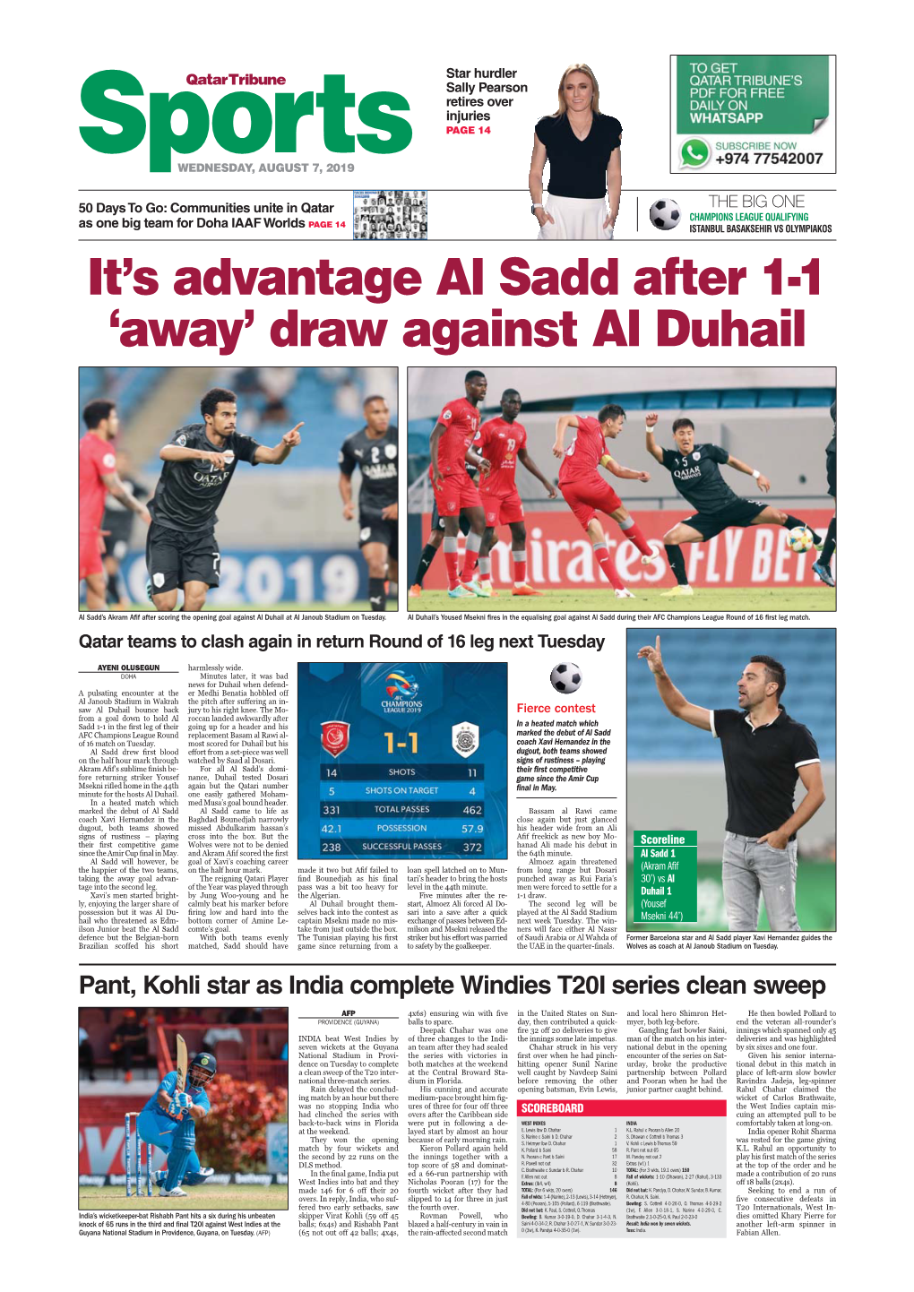 Draw Against Al Duhail