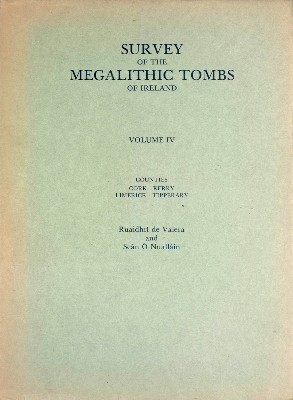 Survey Megalithic Tombs