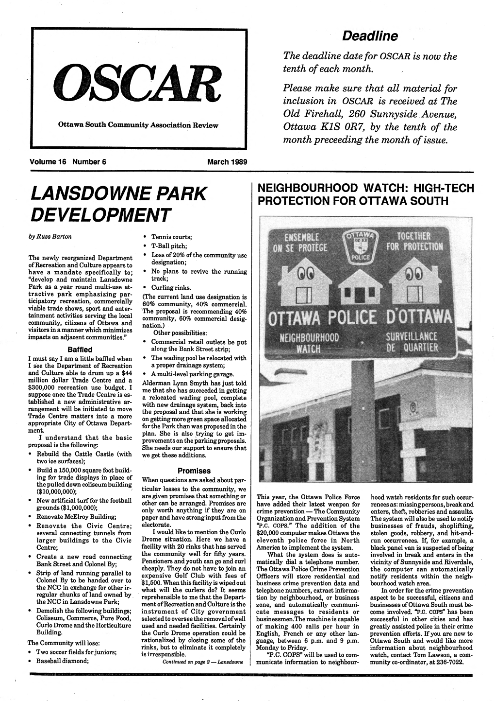 Lansdowne Park Development