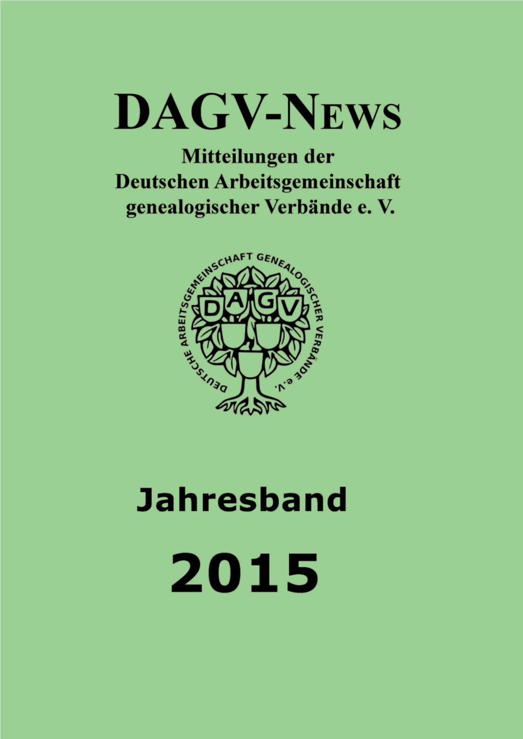 DAGV-News Jahresband 2015 5