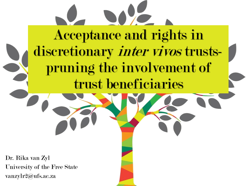 Pruning the Involvement of Trust Beneficiaries