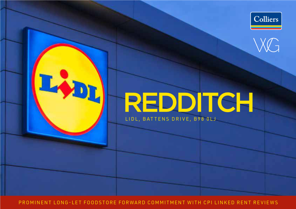 Redditch Lidl, Battens Drive, B98 0Lj