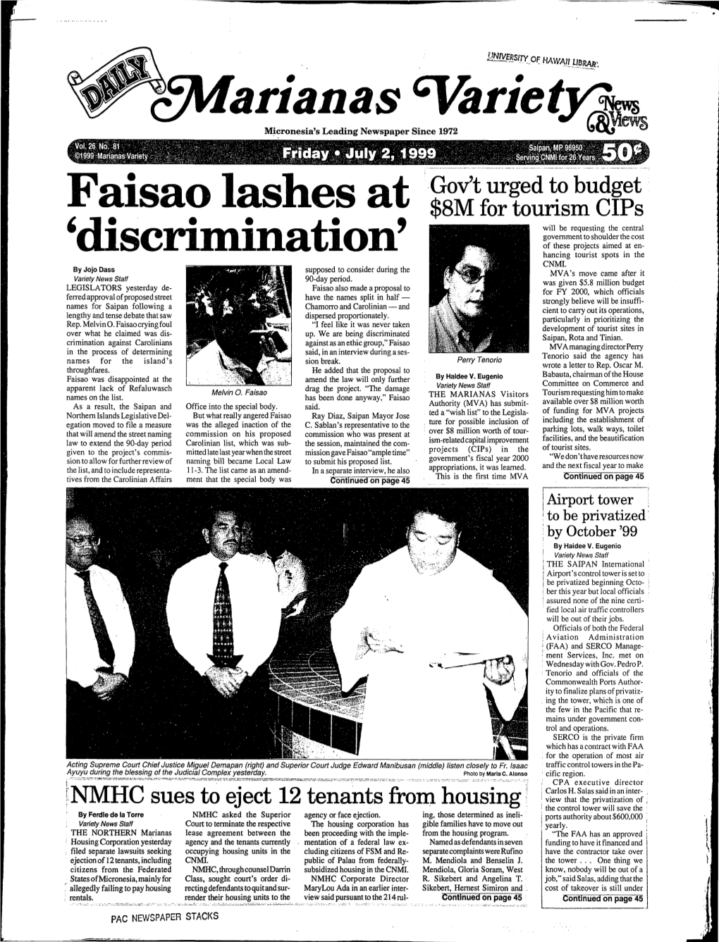 Faisao Lashes at 'Discridlination'