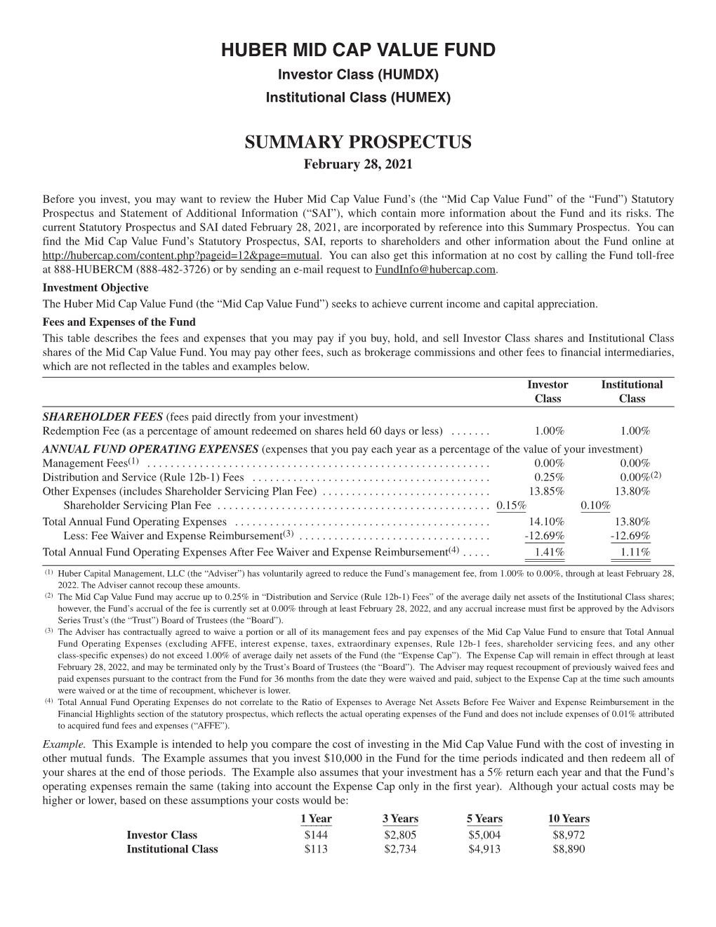 Summary Prospectus*