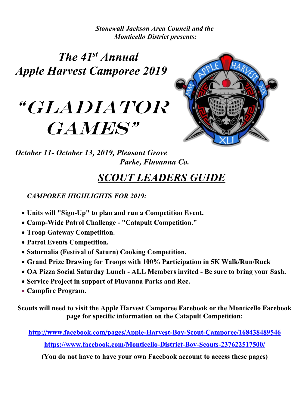 “Gladiator Games”