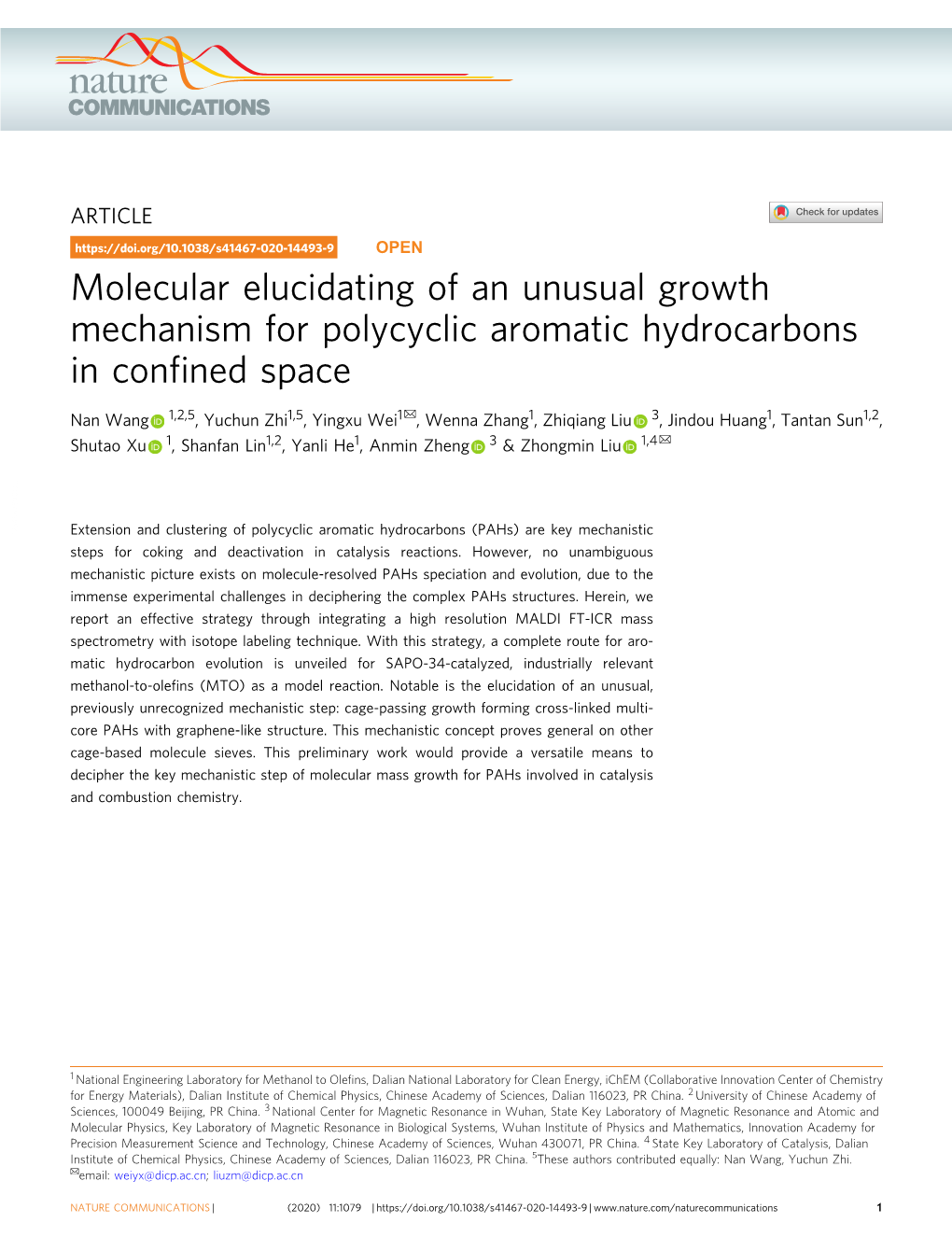 Molecular Elucidating of an Unusual Growth Mechanism for Polycyclic Aromatic Hydrocarbons in Confined Space