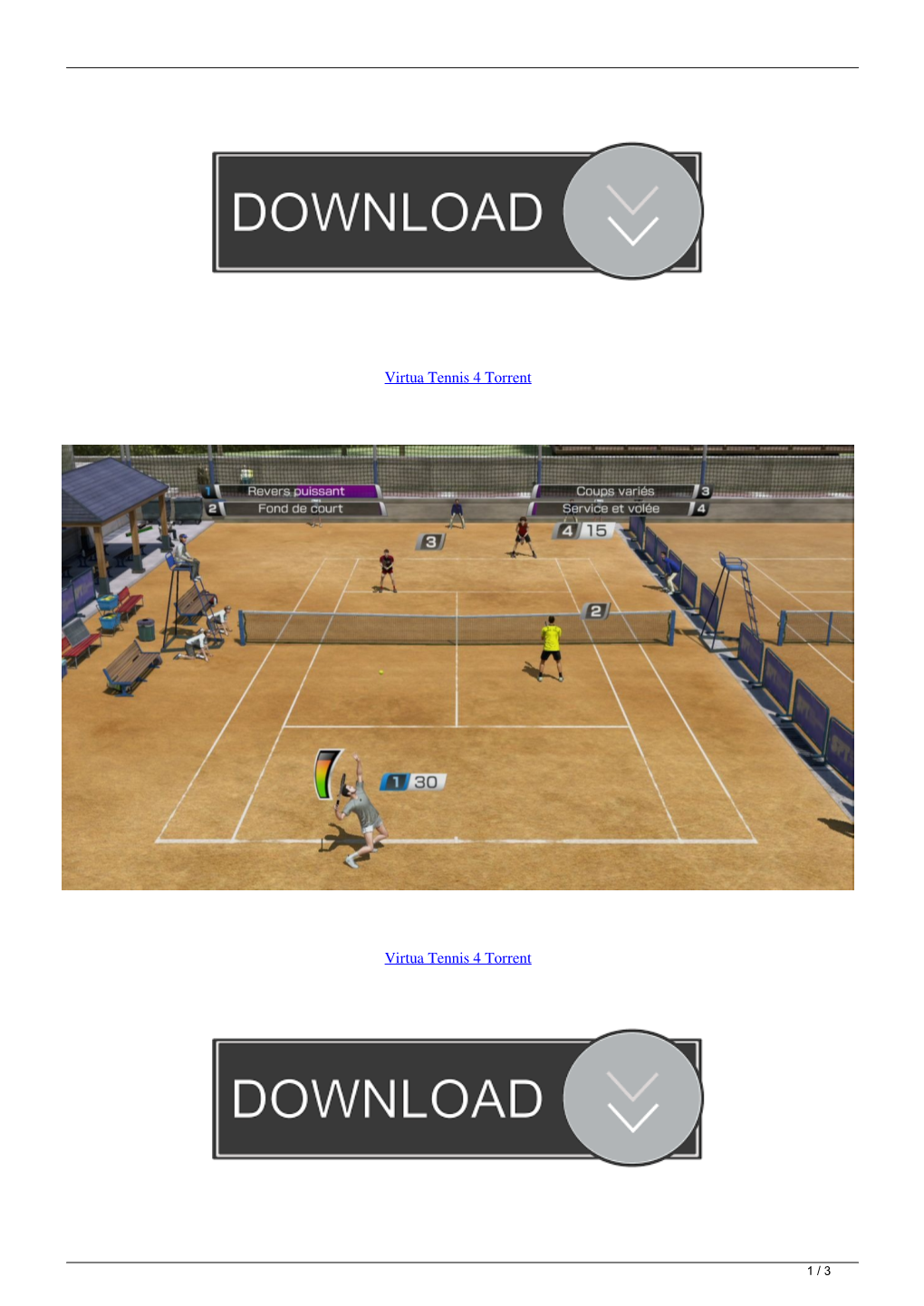 Virtua Tennis 4 Torrent