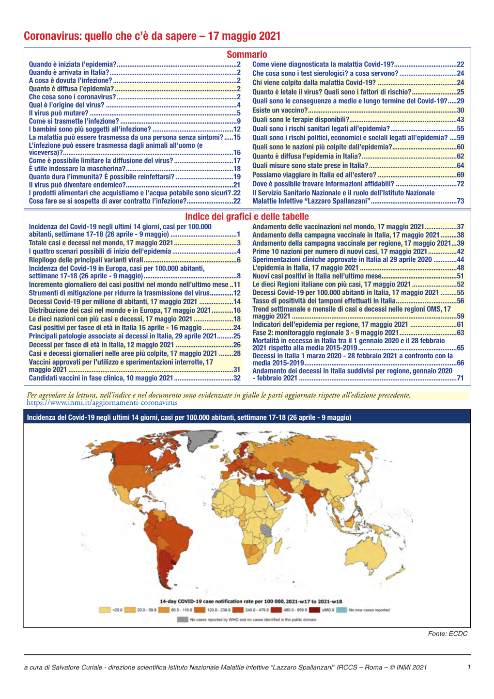 Coronavirus: Quello Che C'è Da Sapere – 17 Maggio 2021