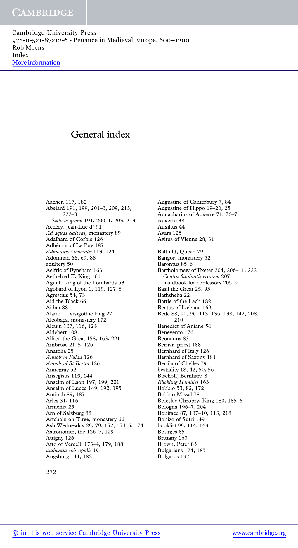 General Index