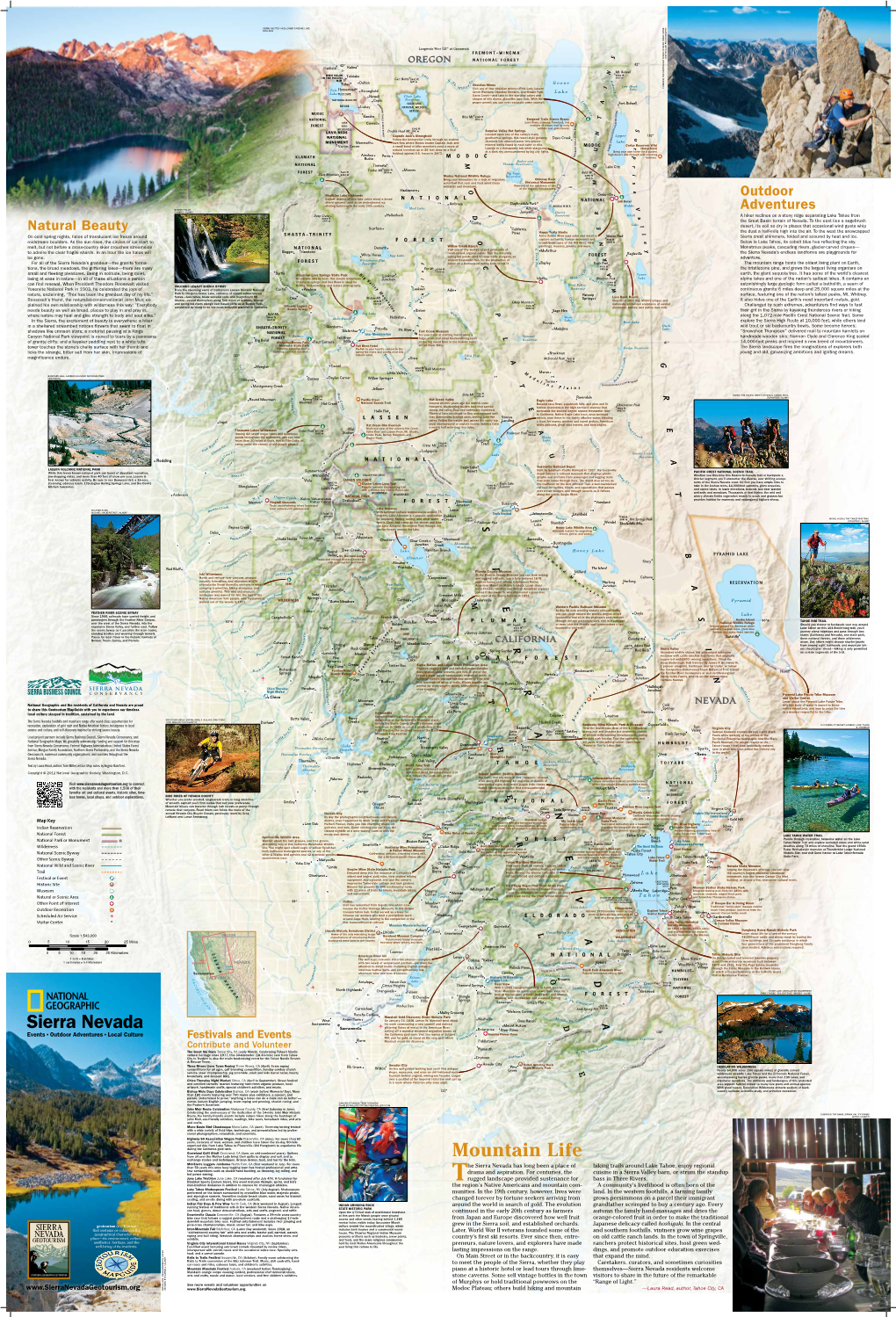 Sierra Nevada’S Endless Landforms Are Playgrounds for to Admire the Clear Fragile Shards